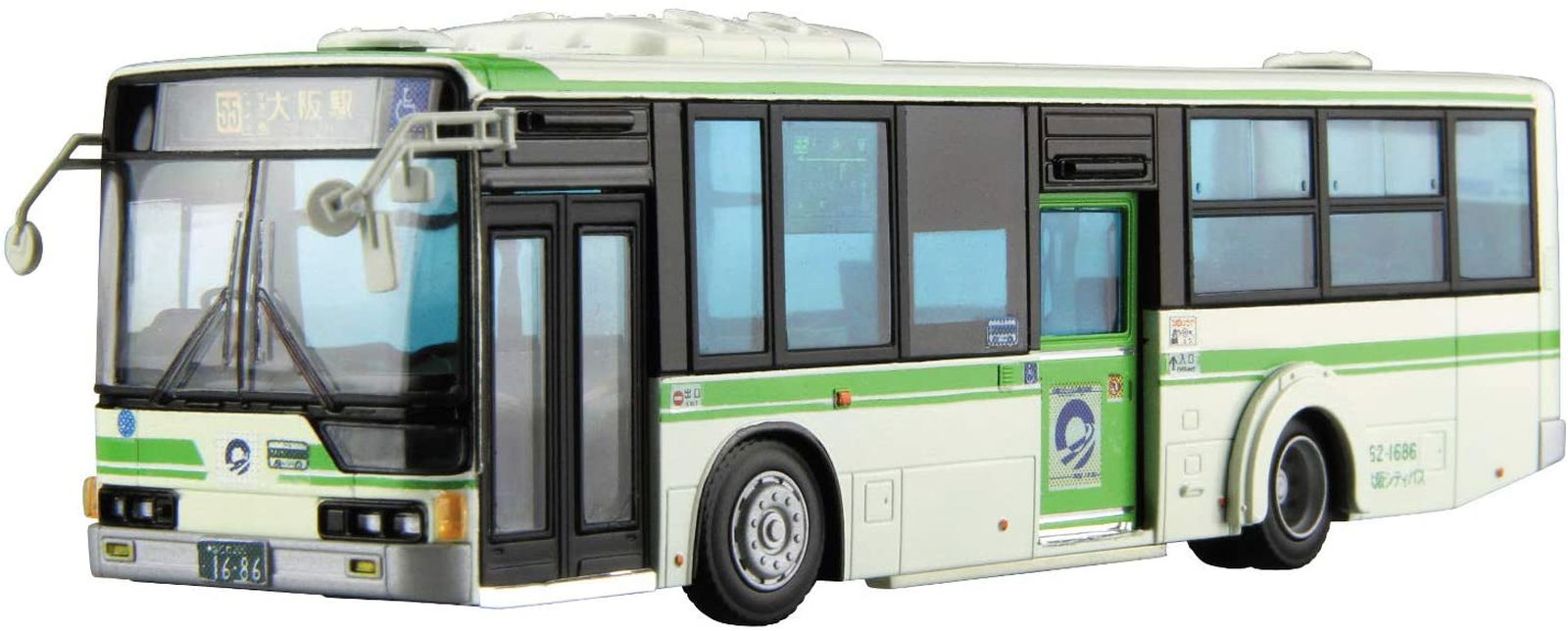 Aoshima Mitsubishi Fuso MP37 Aero Star (Osaka City Bus) - BanzaiHobby