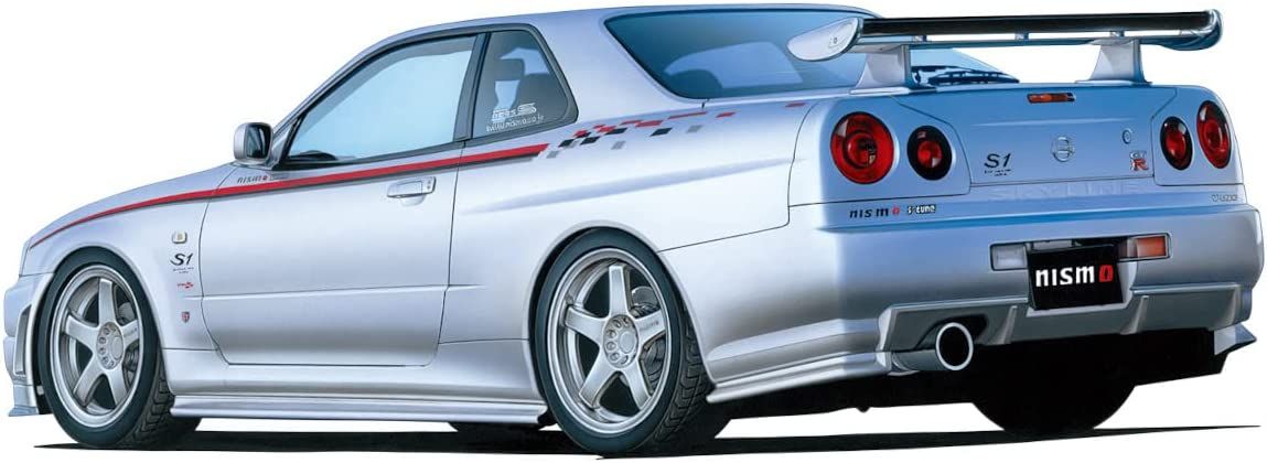 Aoshima Nissan BNR34 Skyline GT-R NISMO S-TUNE `04 - BanzaiHobby