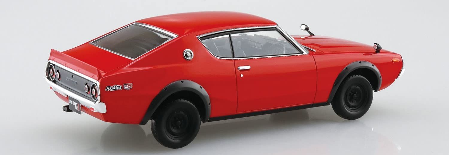 Aoshima Nissan C110 Skyline GT-R (Red) - BanzaiHobby