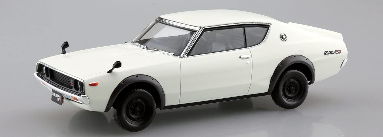 Aoshima Nissan C110 Skyline GT-R (White) - BanzaiHobby