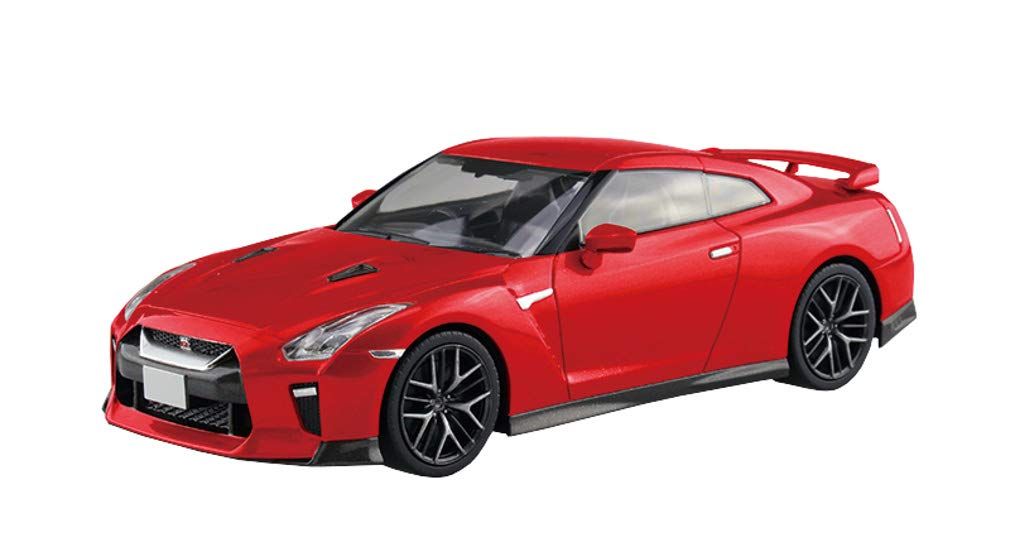 Aoshima Nissan GT-R (Vibrant Red) - BanzaiHobby