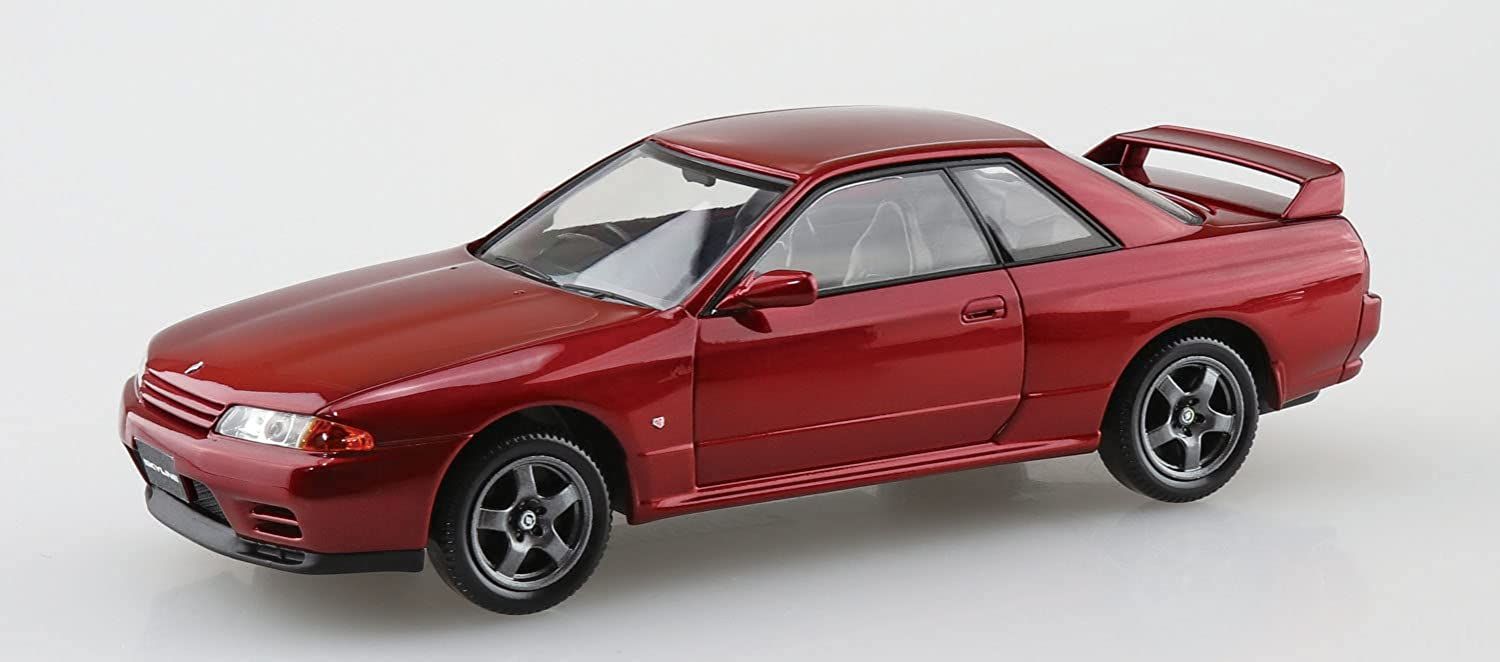 Aoshima Nissan R32 Skyline GT-R (Red Pearl) - BanzaiHobby