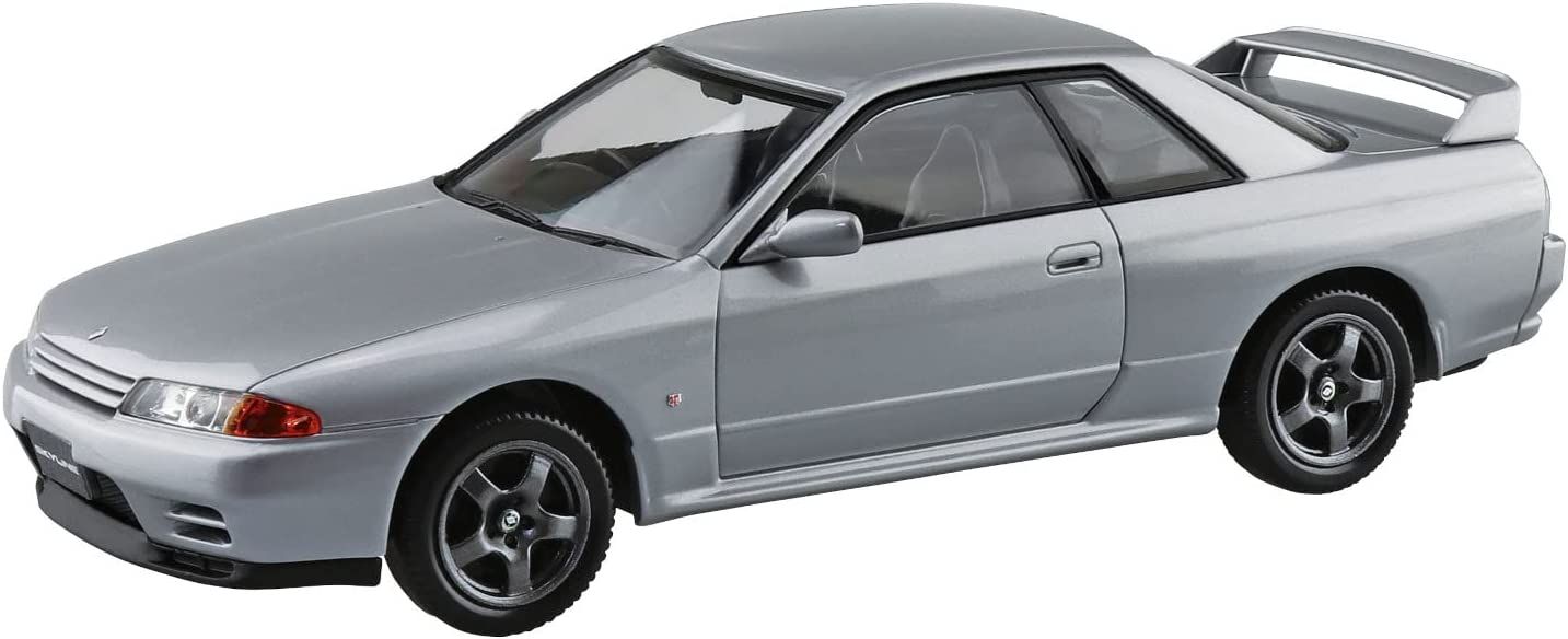 Aoshima Nissan R32 Skyline GT-R (Spark Silver) - BanzaiHobby
