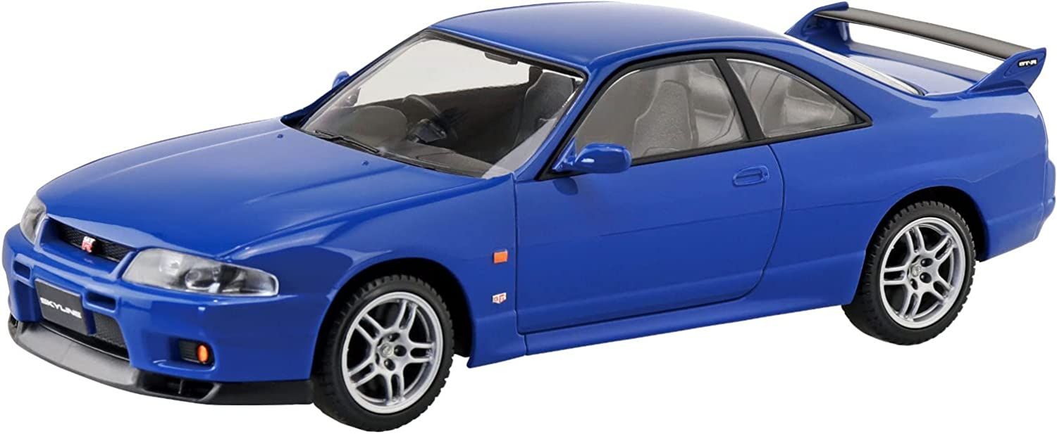Aoshima Nissan R33 Skyline GT-R (Championship Blue) - BanzaiHobby