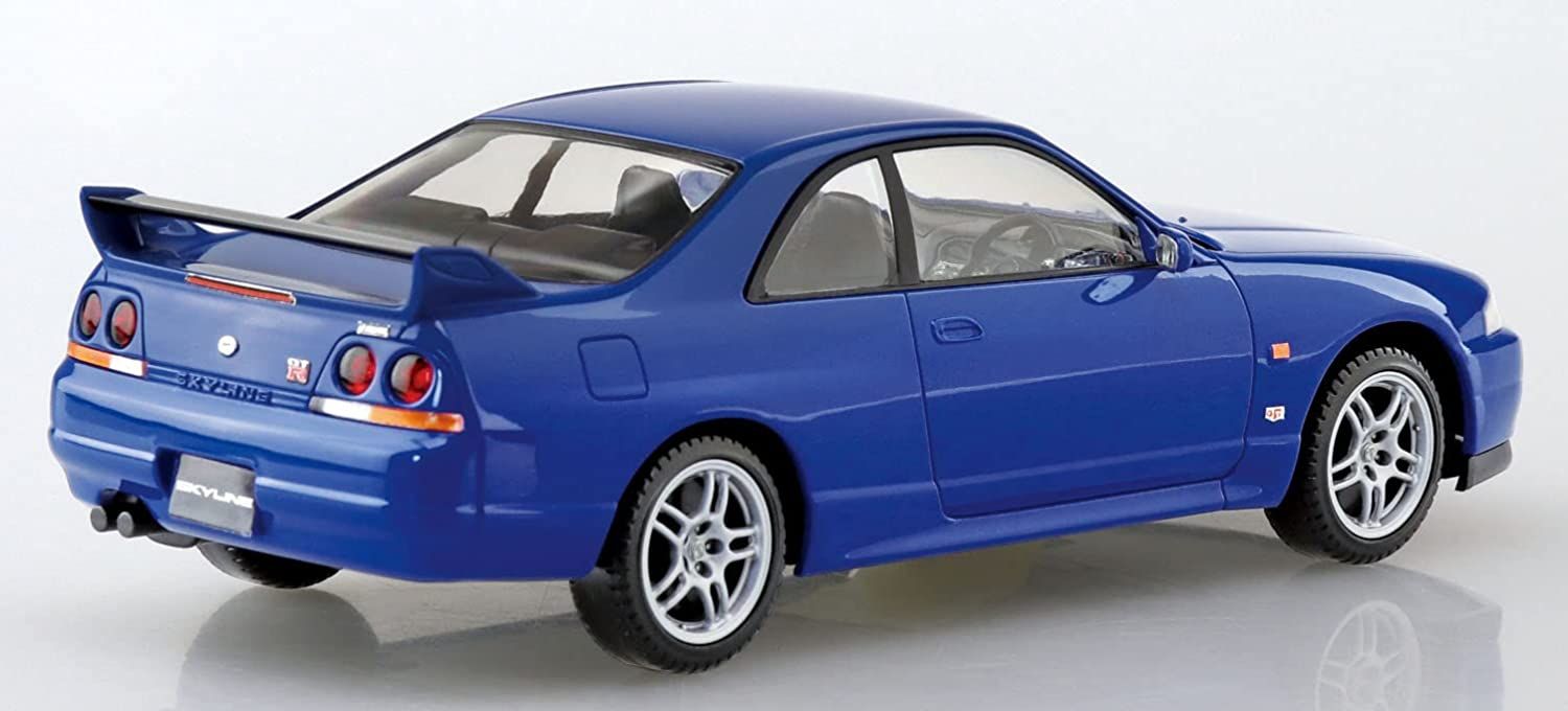 Aoshima Nissan R33 Skyline GT-R (Championship Blue) - BanzaiHobby