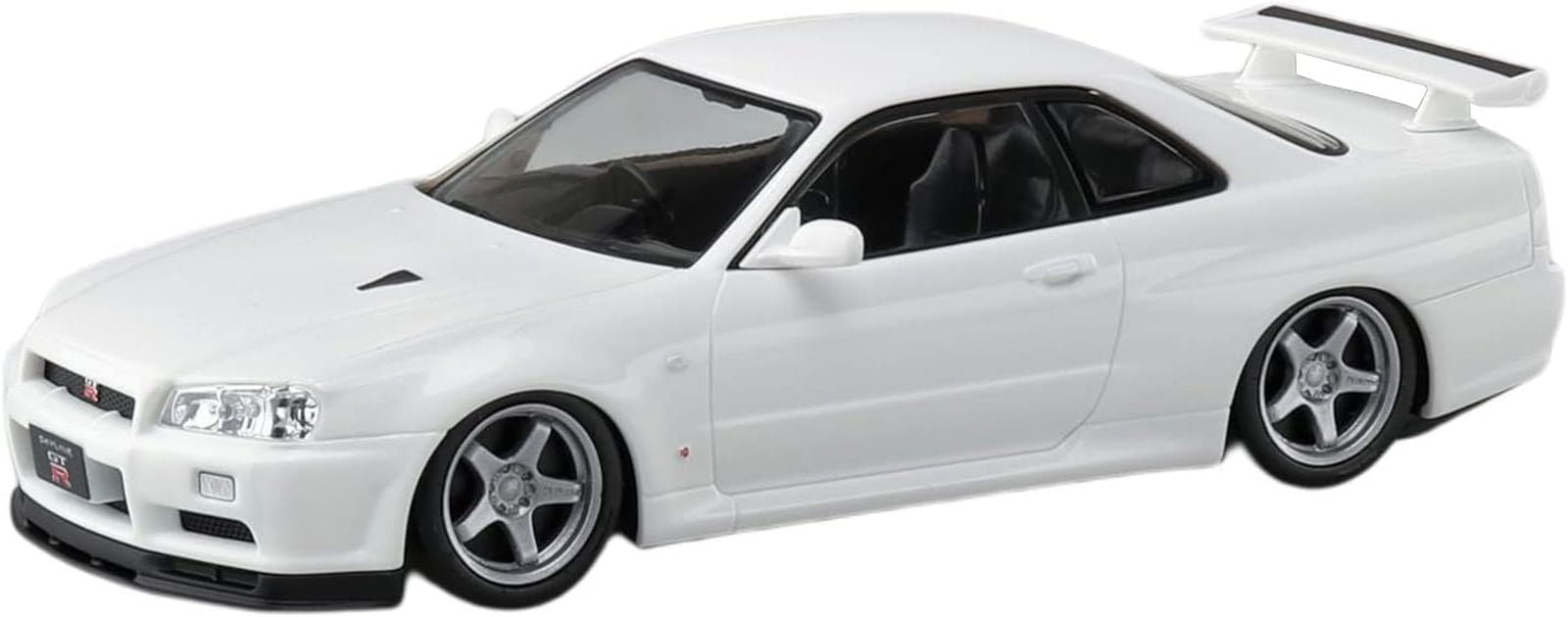 Aoshima Nissan R34 Skyline GT-R Custom Wheels (White Pearl) - BanzaiHobby