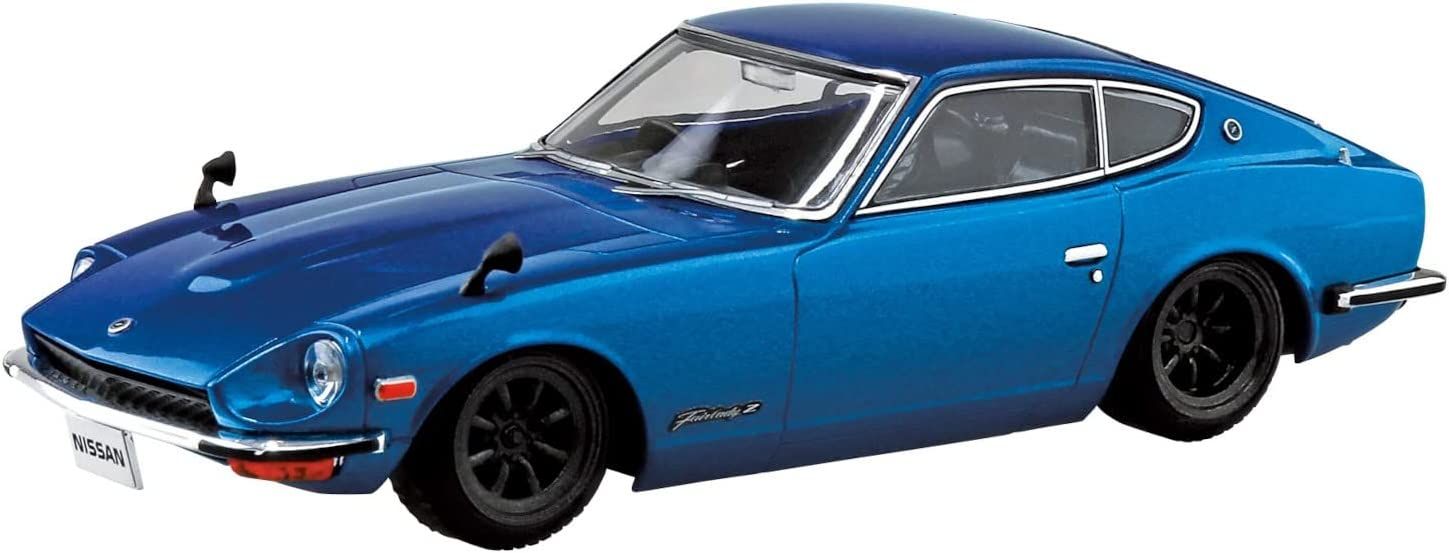 Aoshima Nissan S30 Fairlady Z Custom Wheel (Metallic Blue) - BanzaiHobby
