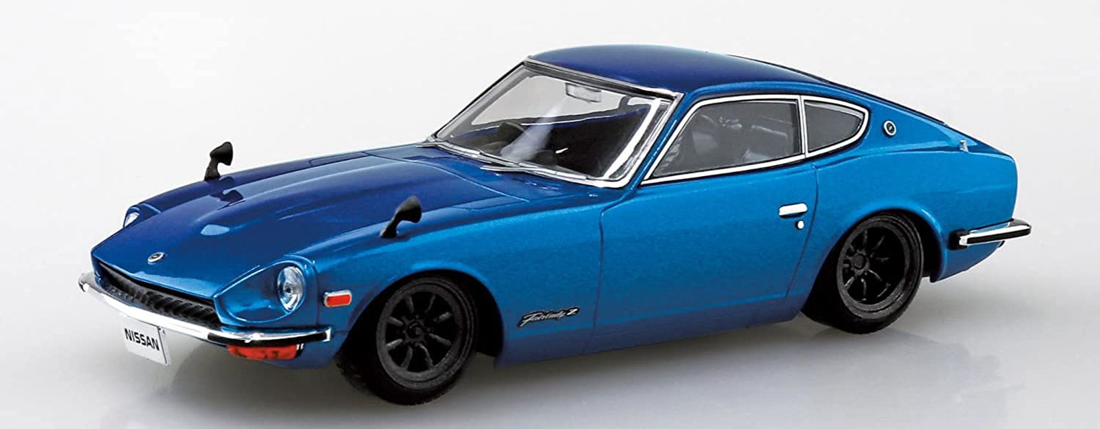 Aoshima Nissan S30 Fairlady Z Custom Wheel (Metallic Blue) - BanzaiHobby