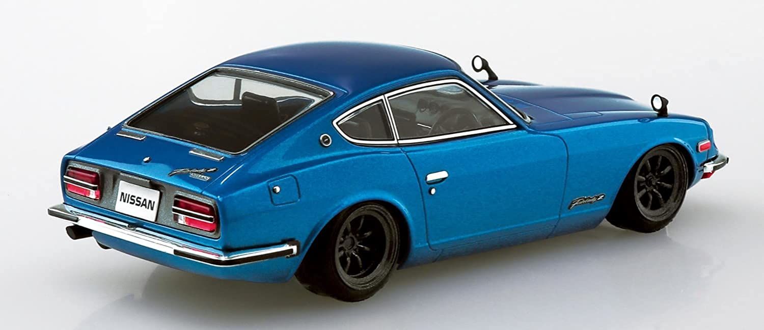 Aoshima Nissan S30 Fairlady Z Custom Wheel (Metallic Blue) - BanzaiHobby