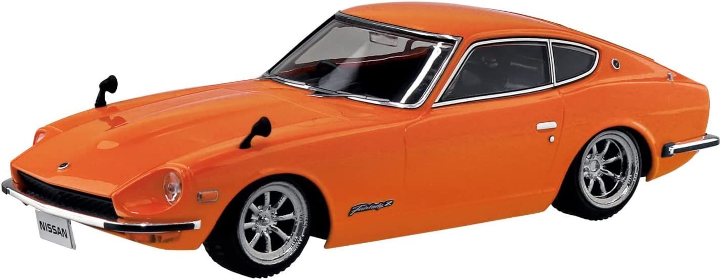 Aoshima Nissan S30 Fairlady Z Custom Wheel (Orange) - BanzaiHobby