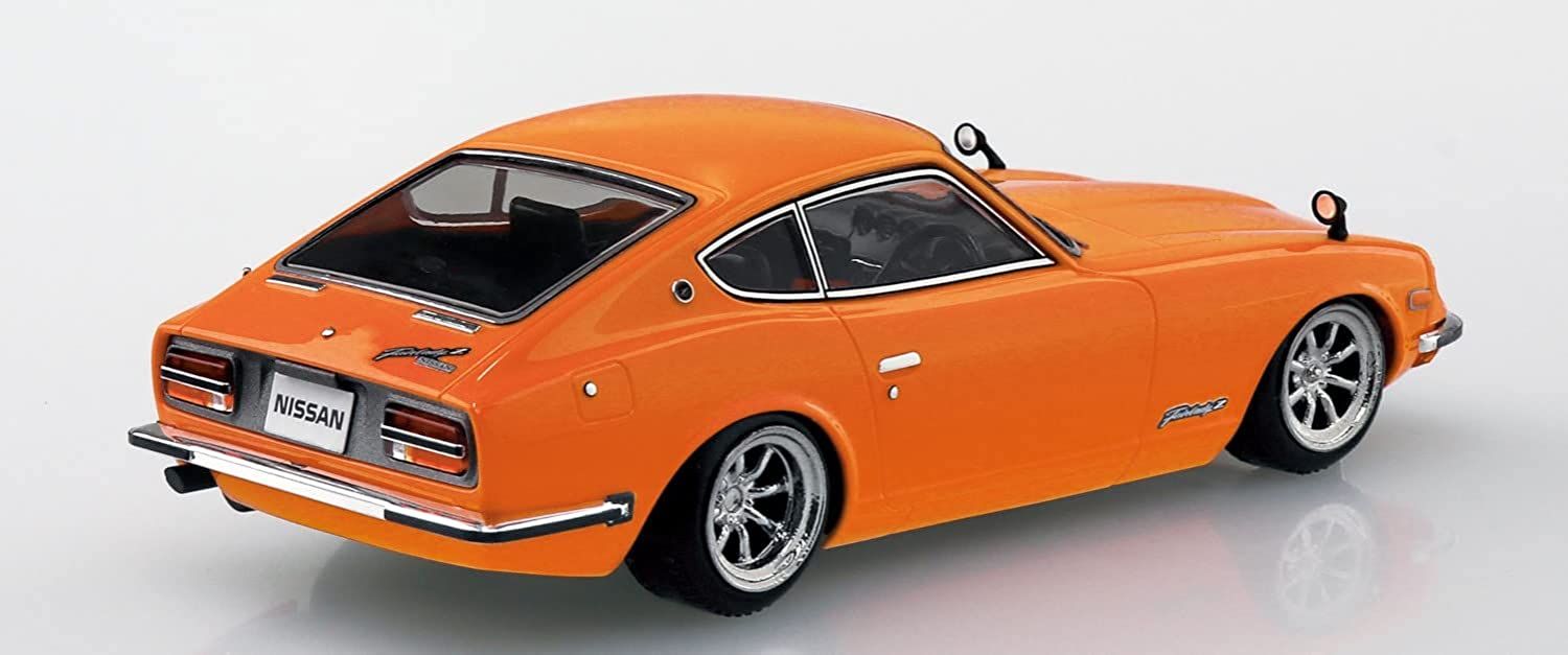 Aoshima Nissan S30 Fairlady Z Custom Wheel (Orange) - BanzaiHobby