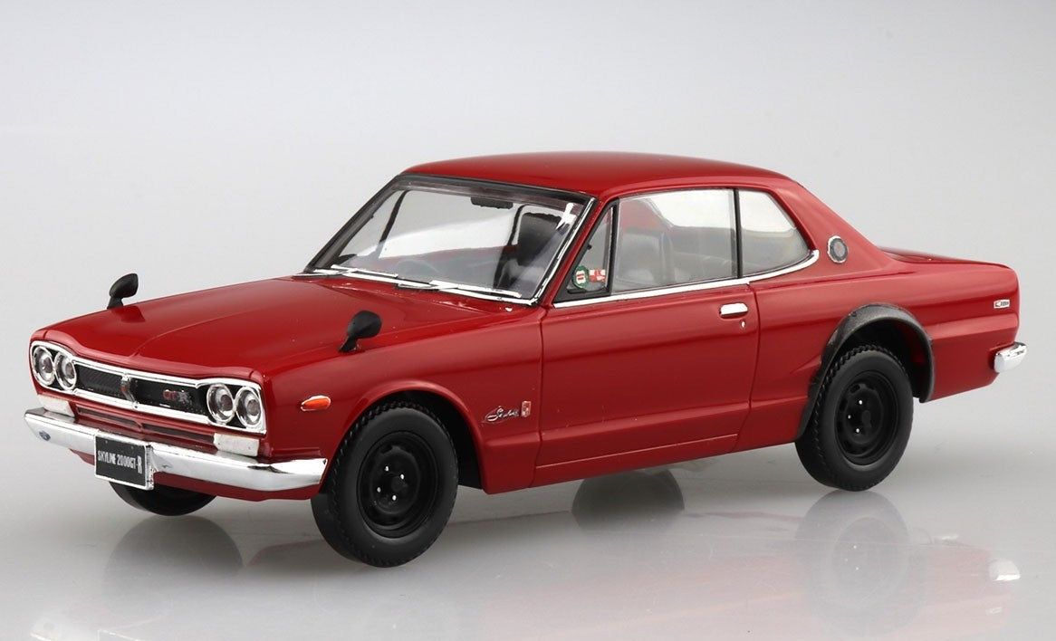 Aoshima Nissan Skyline 2000GT-R (Red) - BanzaiHobby