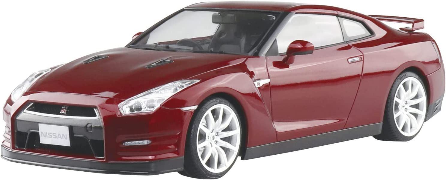 Aoshima Nissn R35 GT-R `14 GoldFlakeRedPearl - BanzaiHobby