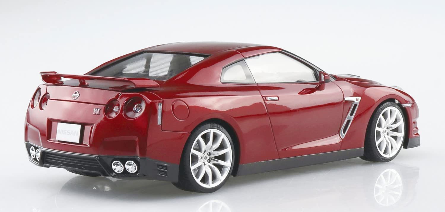 Aoshima Nissn R35 GT-R `14 GoldFlakeRedPearl - BanzaiHobby