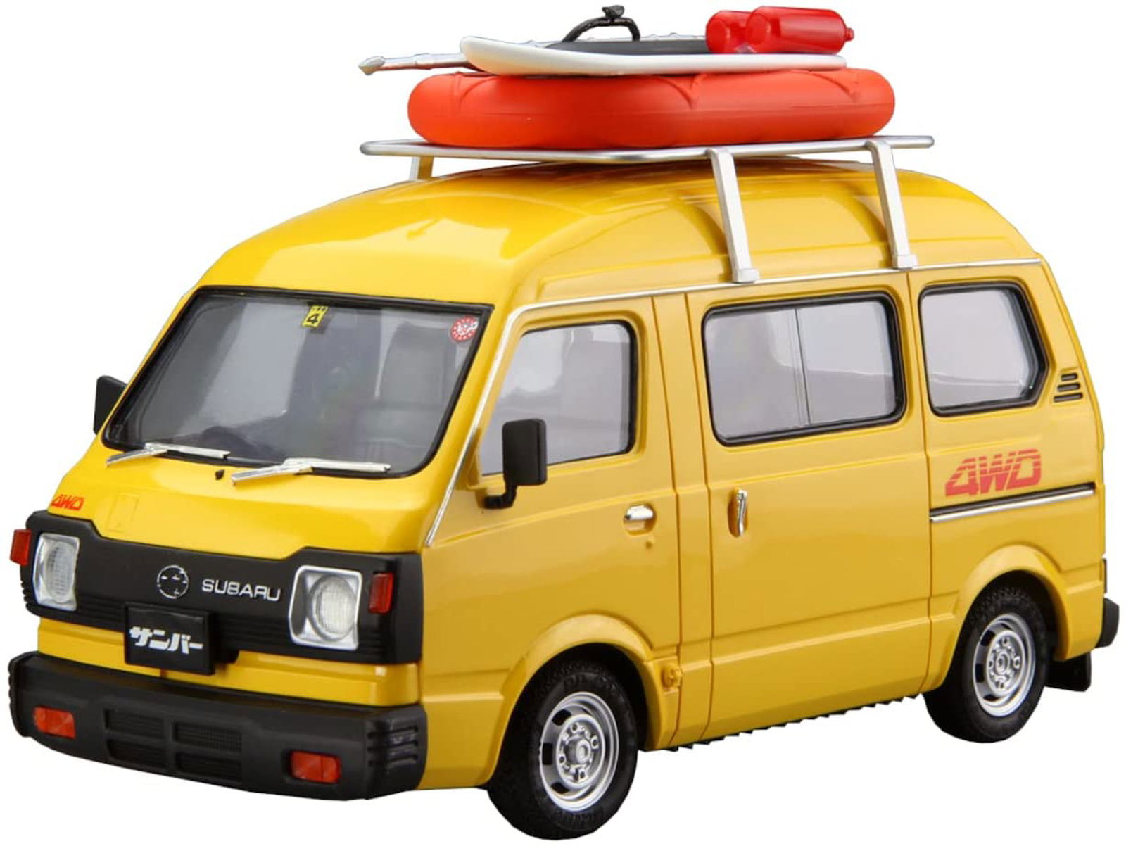 Aoshima Subaru K88 Sambar High Roof 4WD `80 - BanzaiHobby