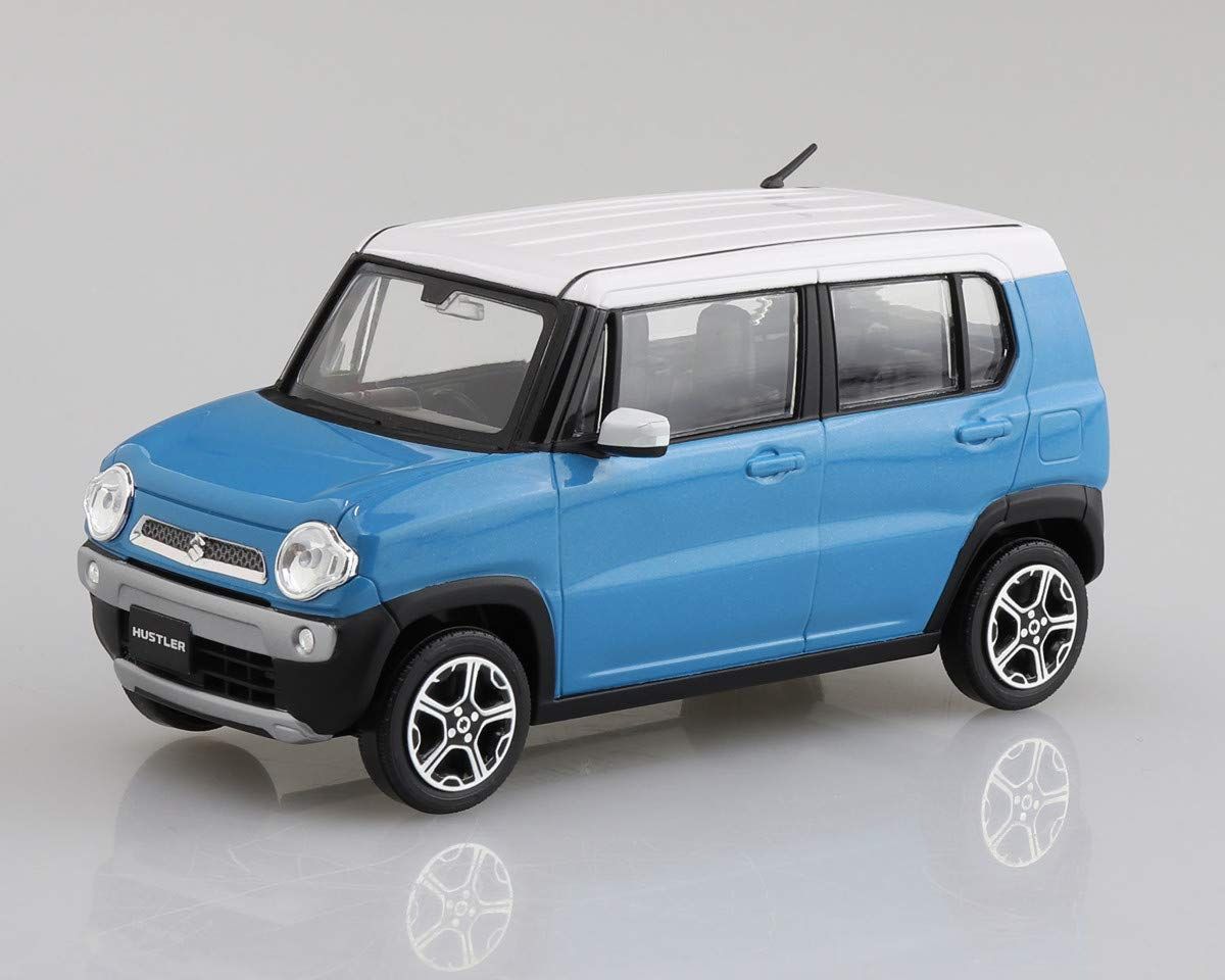 Aoshima Suzuki Hustler (Summer Blue Metallic) - BanzaiHobby