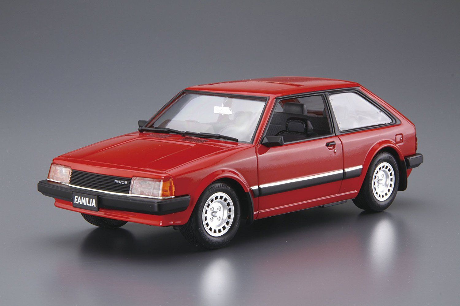 Aoshima The Model Car No 80 Mazda 323 BD Familia XG 80 - BanzaiHobby