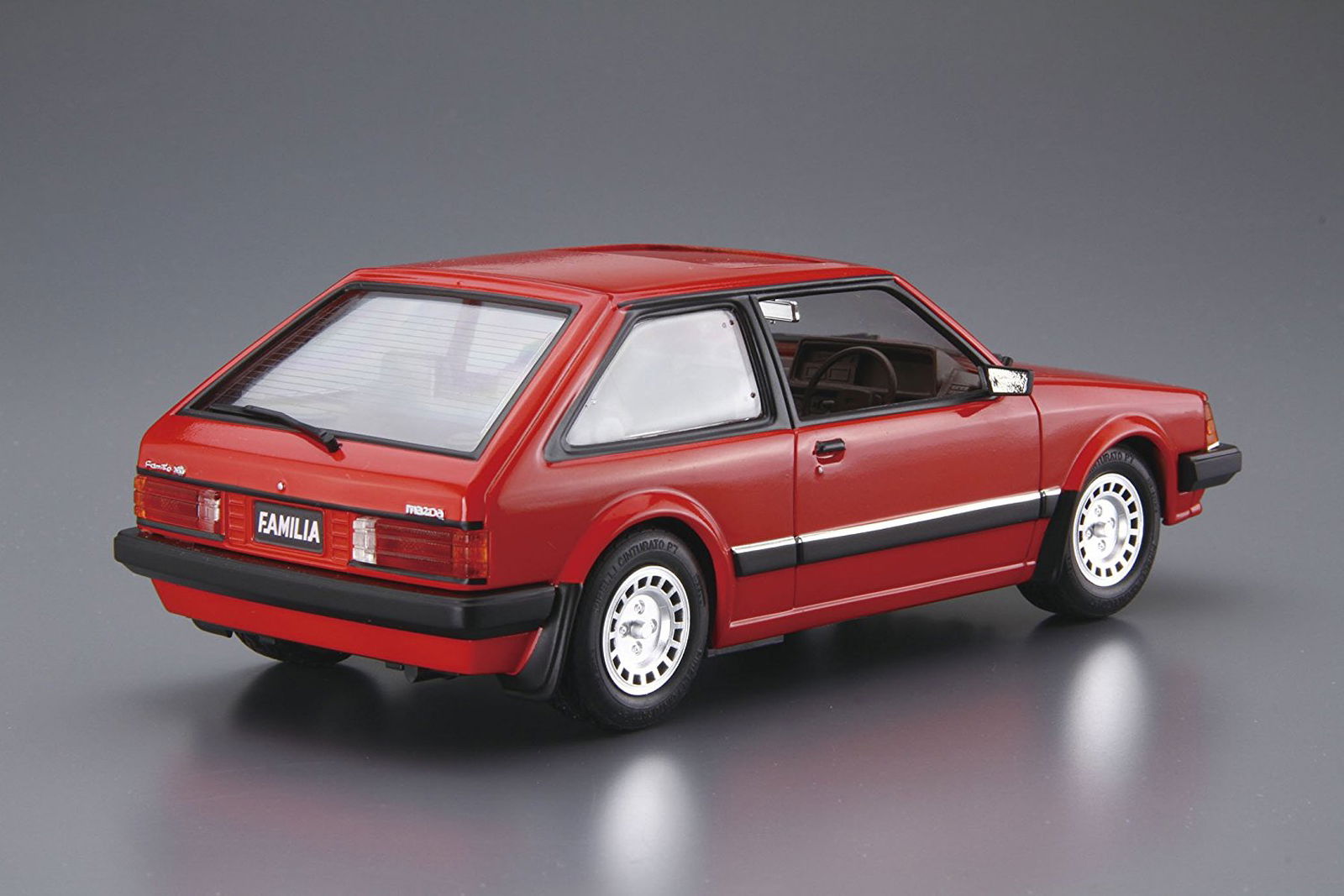 Aoshima The Model Car No 80 Mazda 323 BD Familia XG 80 - BanzaiHobby