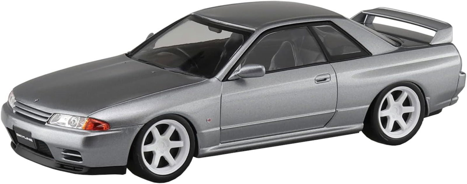 Aoshima The Snap Kit Nissan R32 Skyline GT-R Custom Wheel (Spark Silver) - BanzaiHobby