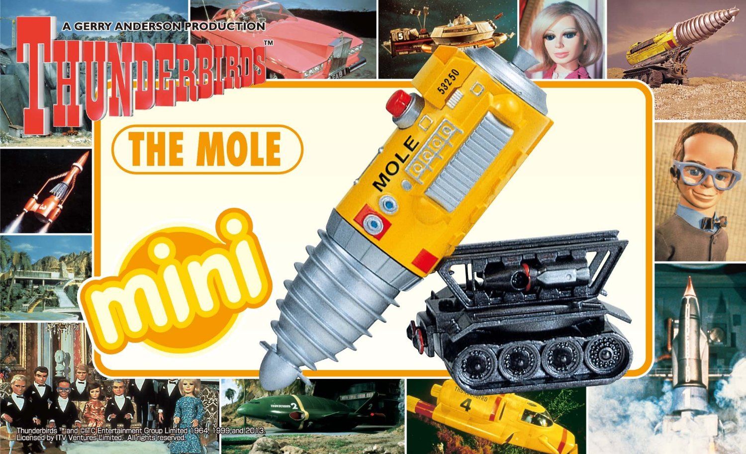 Aoshima Thunderbird Mini Series No.5 Jet Mole - BanzaiHobby