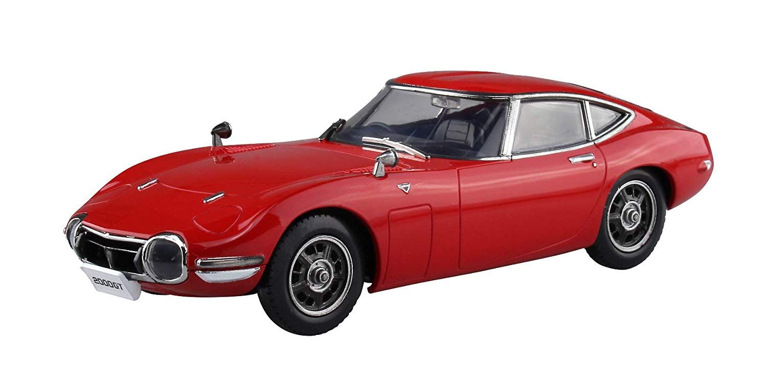 Aoshima Toyota 2000GT (Solar Red) - BanzaiHobby