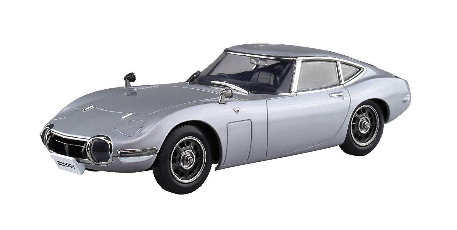 Aoshima Toyota 2000GT (Thunder Silver Metallic) - BanzaiHobby