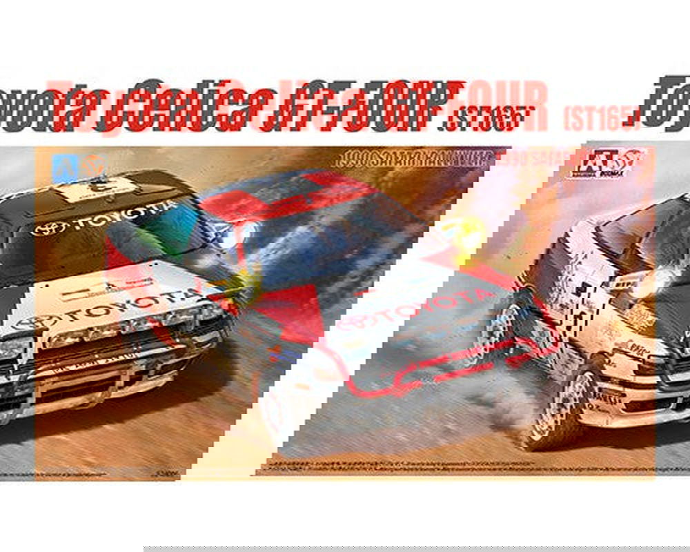 Aoshima Toyota Celica GT-FOUR (ST165) 1990 Safari Rally Winner Ver - BanzaiHobby