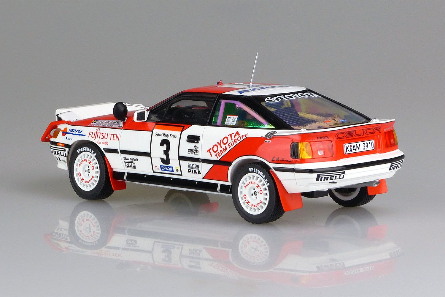 Aoshima Toyota Celica GT-FOUR (ST165) 1990 Safari Rally Winner Ver - BanzaiHobby