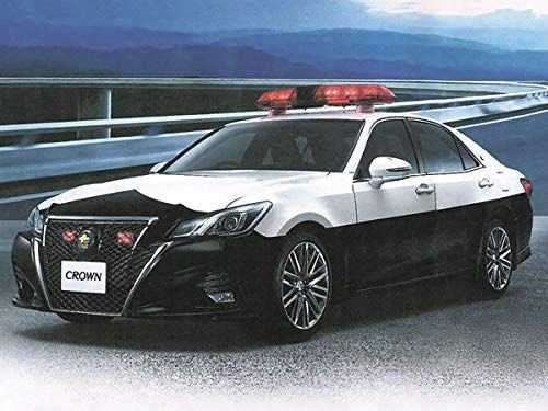 Aoshima Toyota GRS214 Crown Patrol Car for Traffic Control ` - BanzaiHobby