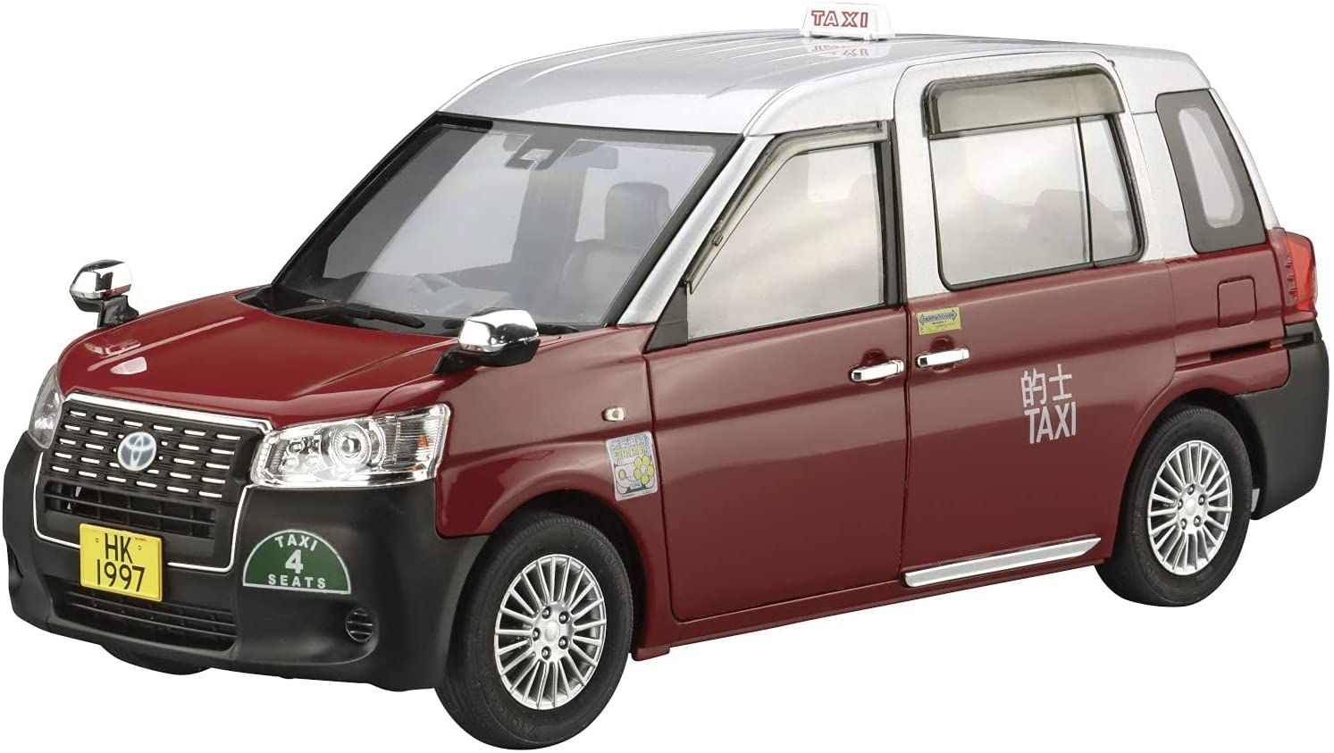 Aoshima Toyota NTP10R Comfort Hybrid `18 Hong Kong TAXI - BanzaiHobby