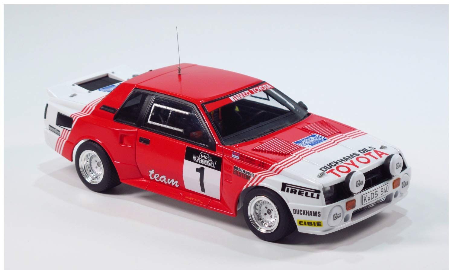 Aoshima Toyota TA64 Celica `85 Haspengouw Rally Version - BanzaiHobby