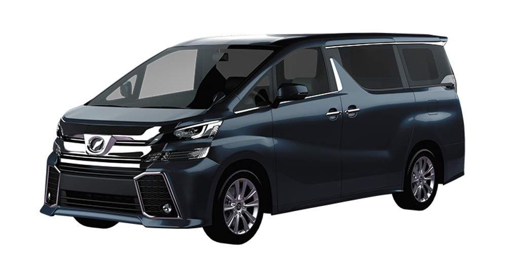 Aoshima Toyota Vellfire (Grayish Blue Mica Metallic) - BanzaiHobby