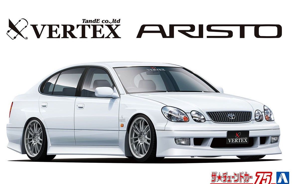 Aoshima VERTEX JZS161 Aristo `00 (Toyota) - BanzaiHobby