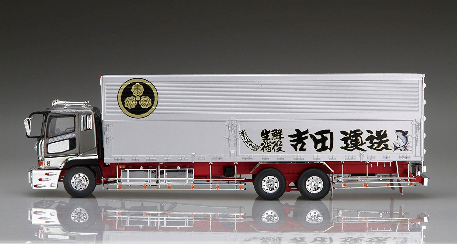 Aoshima Value Dekotora Extra No 9 Yoshida Transport Marumon Line - BanzaiHobby