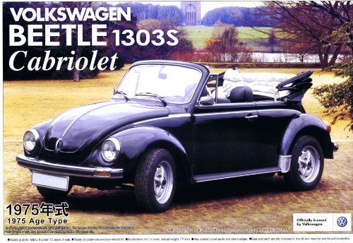 Aoshima Volkswagen Beetle 1303S Cabriolet '75 - BanzaiHobby