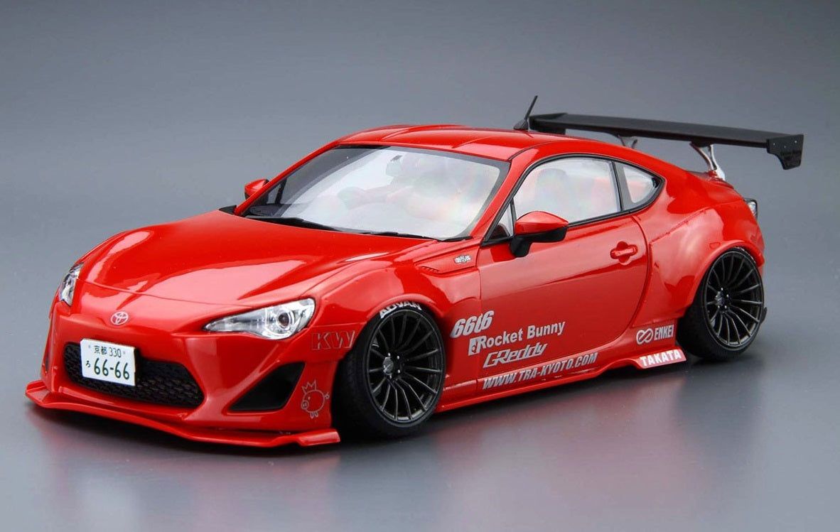 Aoshima ZN6 Toyota86 `12 Greddy & Rocket Bunny Enkei Ver. - BanzaiHobby