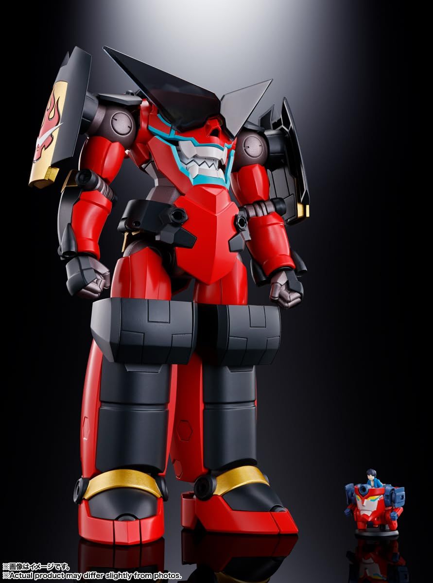 BANDAI SPIRITS(バンダイ スピリッツ) 超合金魂 天元突破グレンラガン GX-107 完全変形合体グレンラガン＆大回転ギガドリルセット 約180mm PVC&ABS&ダイキャスト製 塗装済み可動フィギュア - BanzaiHobby