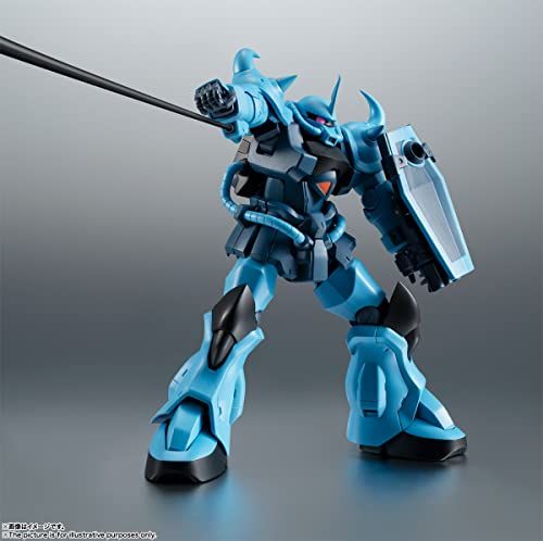 BANDAI SPIRITS(バンダイ スピリッツ) ROBOT魂 機動戦士ガンダム 第08MS小隊 [SIDE MS] MS-07B-3 グフ・カスタム ver. A.N.I.M.E. 約125mm PVC&ABS製 塗装済み可動フィギュア BAS63455 - BanzaiHobby
