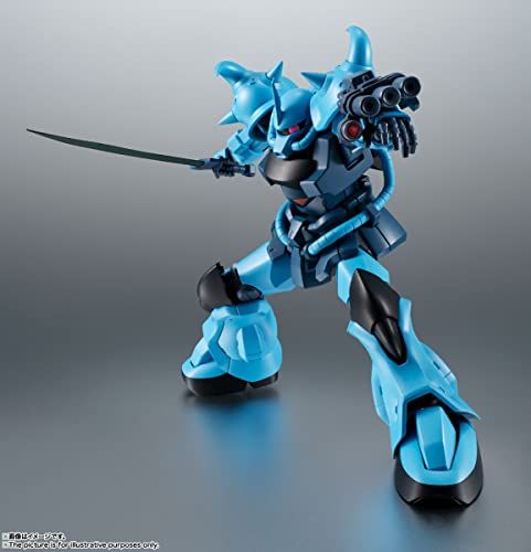 BANDAI SPIRITS(バンダイ スピリッツ) ROBOT魂 機動戦士ガンダム 第08MS小隊 [SIDE MS] MS-07B-3 グフ・カスタム ver. A.N.I.M.E. 約125mm PVC&ABS製 塗装済み可動フィギュア BAS63455 - BanzaiHobby