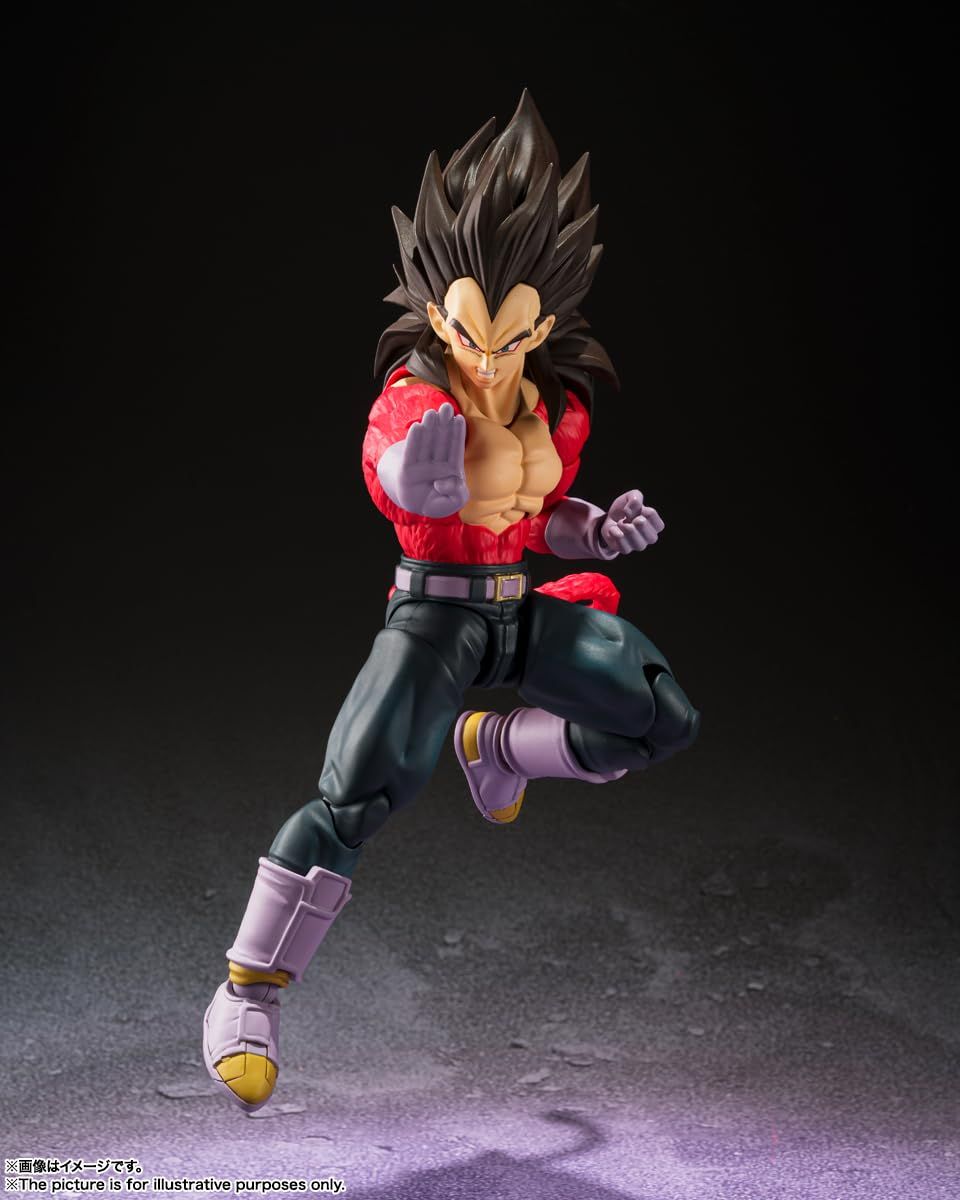 BANDAI SPIRITS(バンダイ スピリッツ) S.H.フィギュアーツ ドラゴンボールGT スーパーサイヤ人4ベジータ約130mm A –  BanzaiHobby