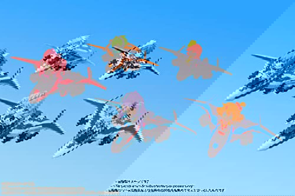 BANDAI SPIRITS(バンダイ スピリッツ) TINY SESSION マクロスΔ VF-31J ジークフリード (ハヤテ・インメルマン機) with フレイア・ヴィオン 約100mm PVC＆ABS製 塗装済み可動フィギュア - BanzaiHobby