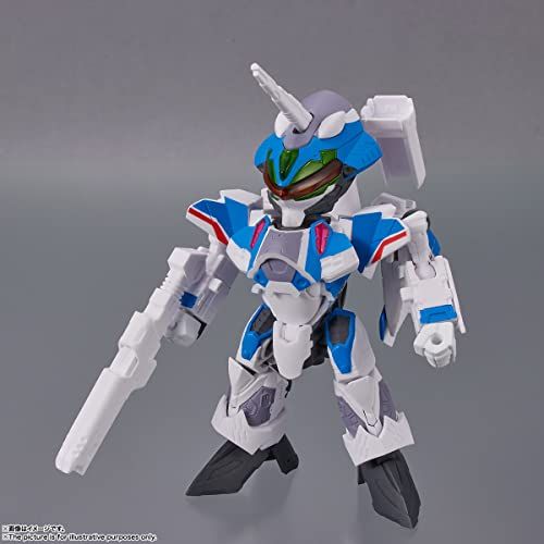 BANDAI SPIRITS(バンダイ スピリッツ) TINY SESSION マクロスΔ VF-31J ジークフリード (ハヤテ・インメルマン機) with フレイア・ヴィオン 約100mm PVC＆ABS製 塗装済み可動フィギュア - BanzaiHobby