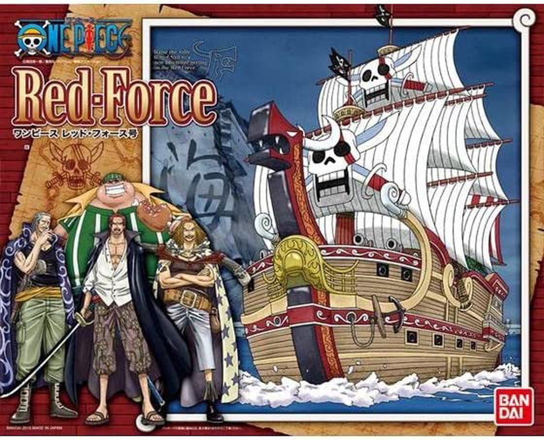 Bandai Authentic Sailboat Plastic Model One Piece Red Force - BanzaiHobby