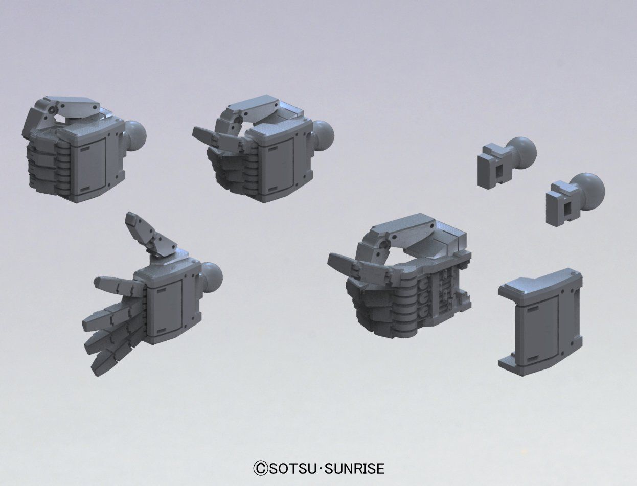 Bandai Builders Parts HD MS Hand 01 (Federation) Dar - BanzaiHobby