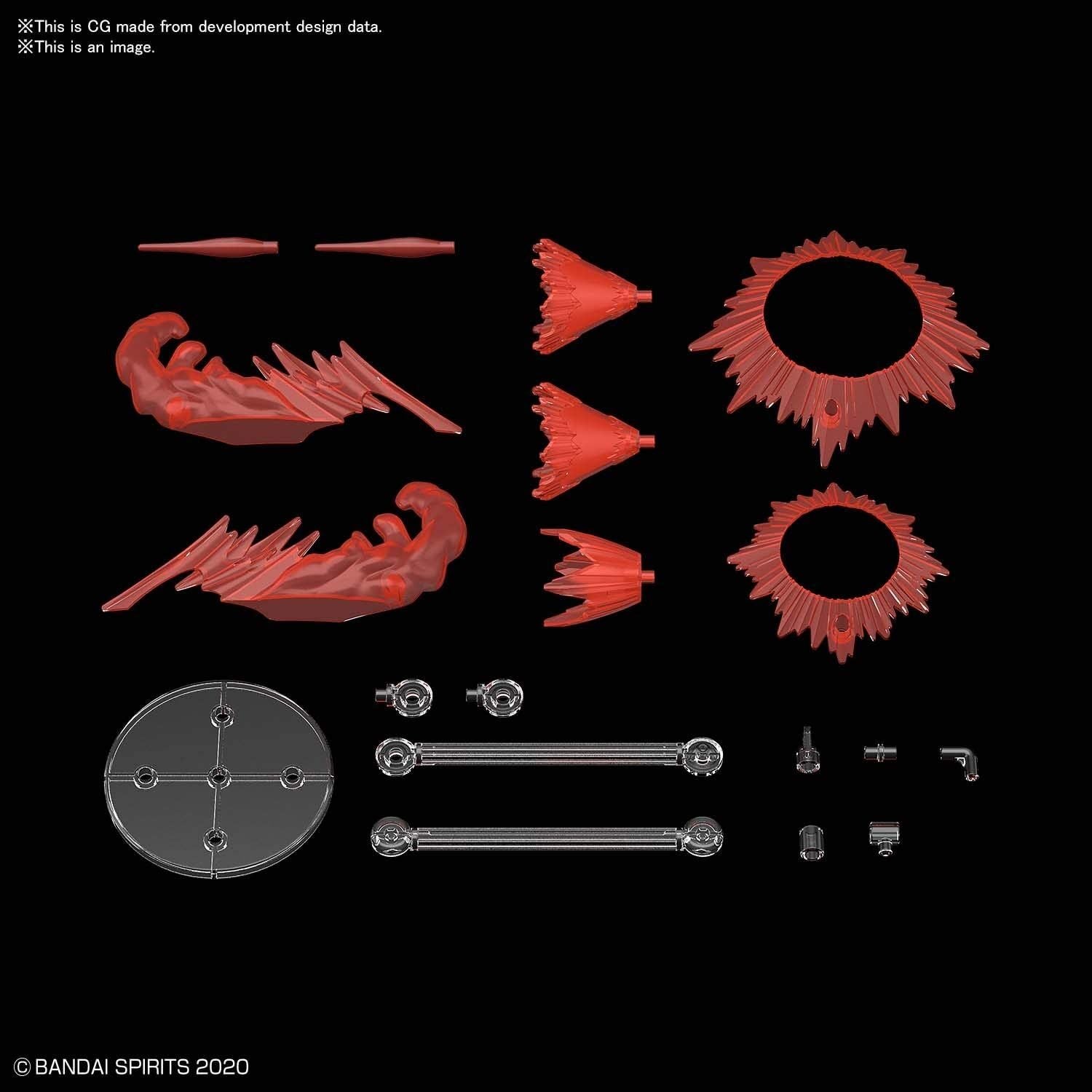 Bandai Customize Effect (Action Image Ver.) [Red] - BanzaiHobby