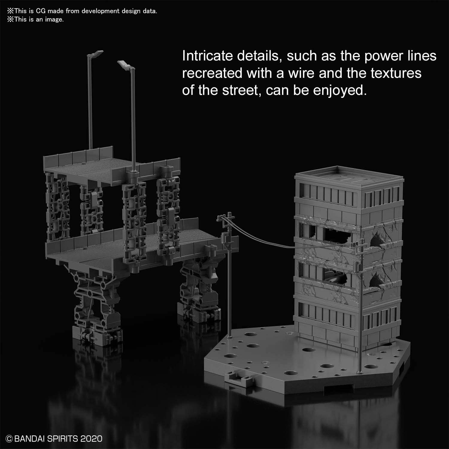 Bandai Customize Scene Base (City Area Ver.) - BanzaiHobby