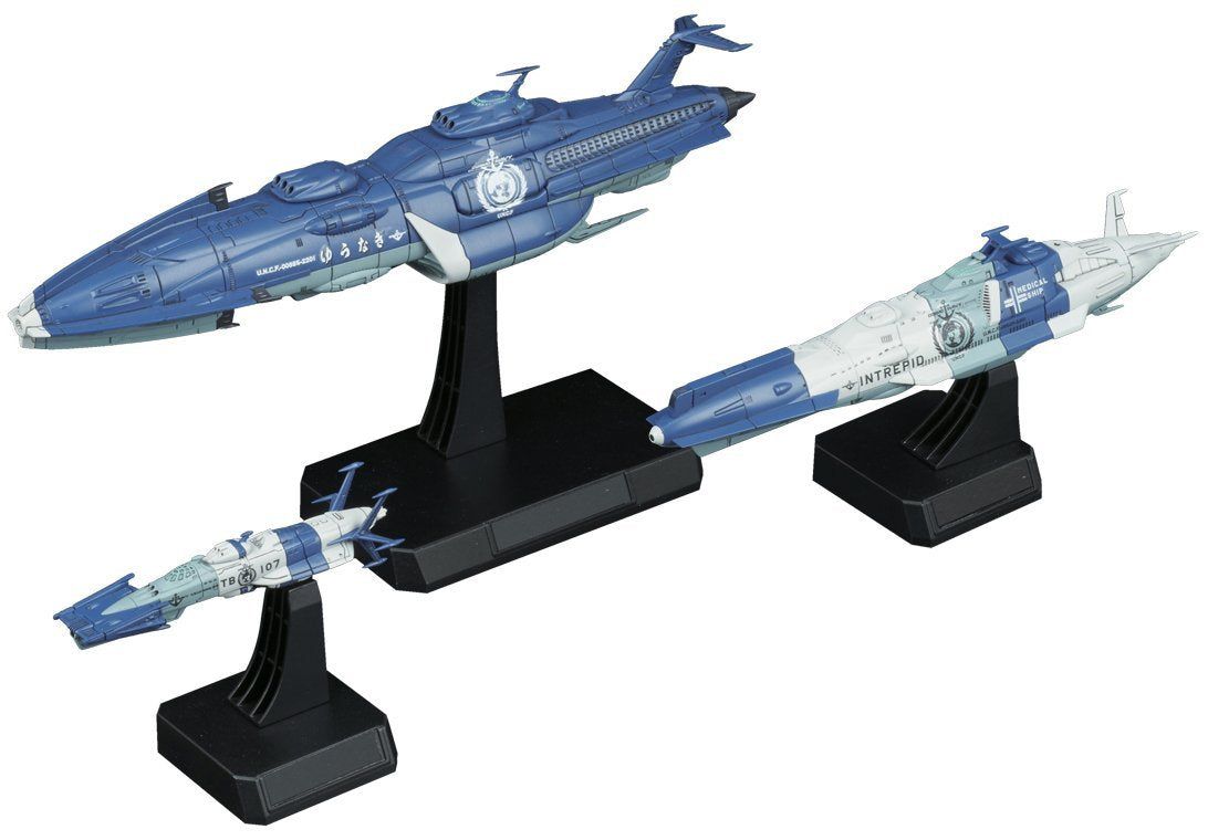Bandai Earth Federation Space Battleship Yuunagi Set - BanzaiHobby