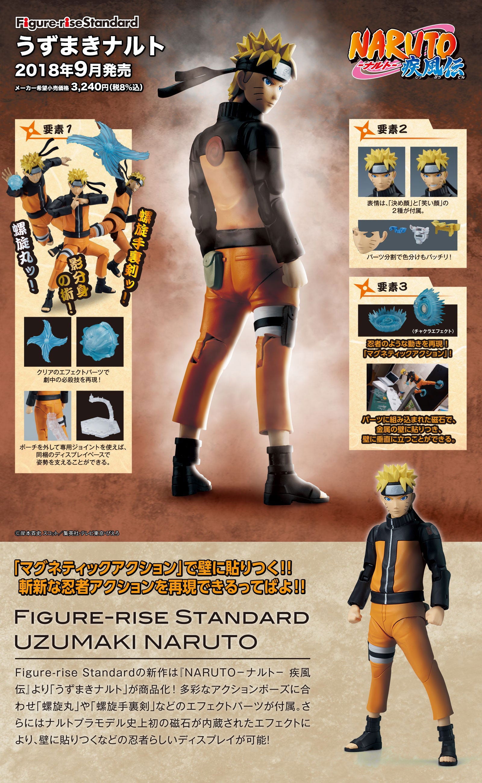 Bandai Figure-rise Standard Uzumaki Naruto - BanzaiHobby