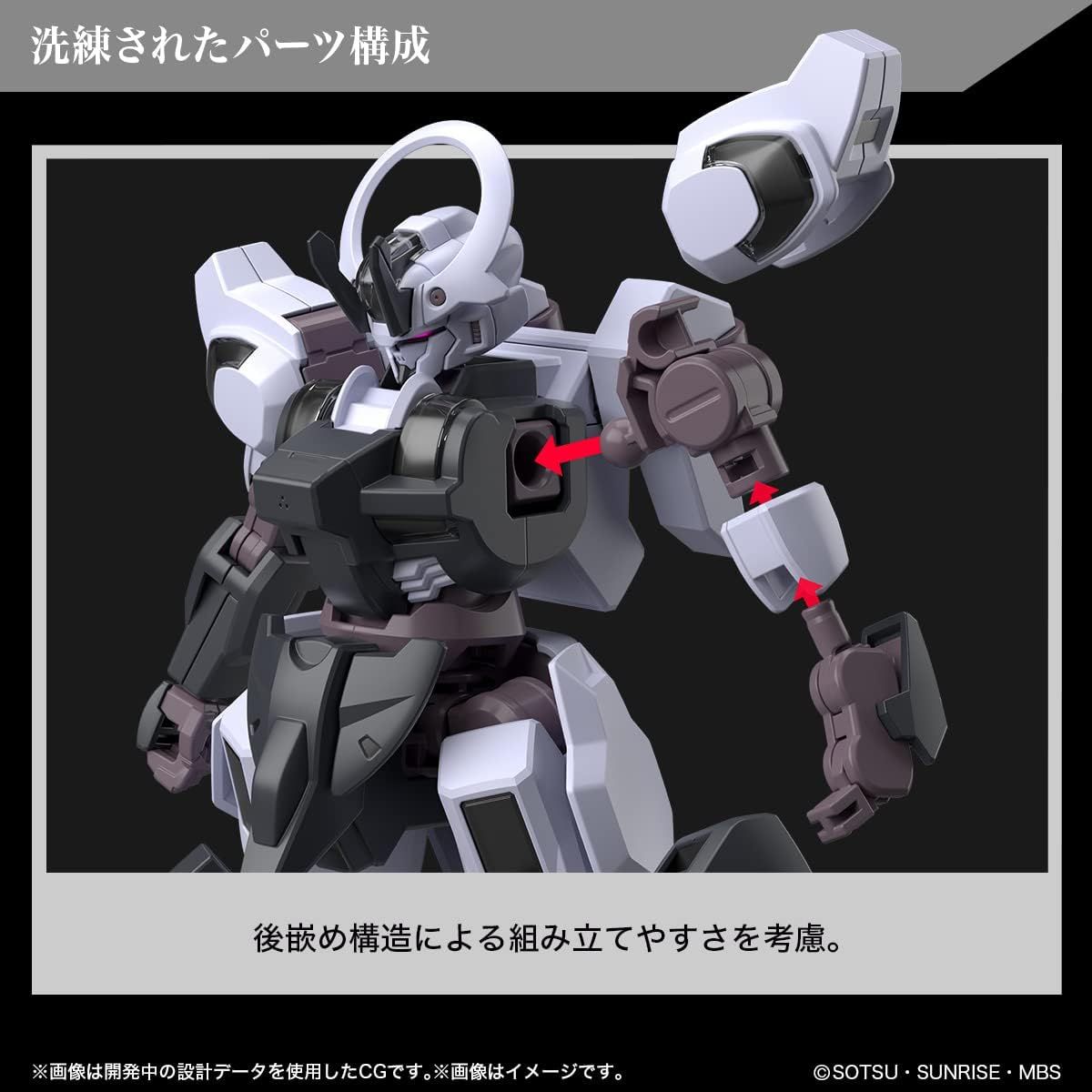 Bandai HG025 GUNDAM SCHWARZETTE - BanzaiHobby