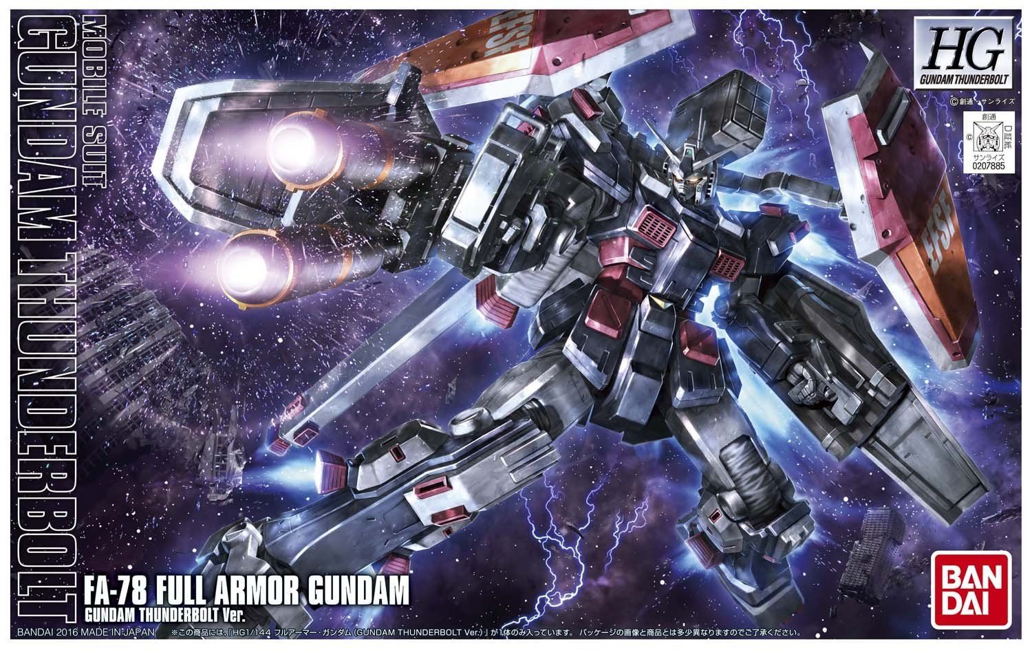 Bandai HG Gundam Thunderbolt Full Armor Gundam - BanzaiHobby